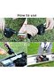 Manual Fan Air Blower, Outdoor Picnic Camping Cooking Hand Crank Powered BBQ Fan Air Blower - 3