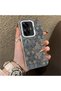 Silicone Edge Hard Back Phone Case Compatible with Realme C55 Retro Patterned - 2