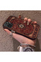 Silicone Edge Hard Back Anti-Fall Phone Case Vintage Pattern Compatible with Redmi Note 10 - 2