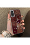 Silicone Edge Hard Back Anti-Fall Phone Case Vintage Pattern Compatible with Redmi Note 11