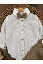 Baby Boy Suit with Suspender Belt, Bow Tie and Snap Fasteners at the Bottom - 4