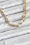 Brass Gold Color Tiffany Model Women's Necklace
