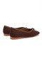 Women's Suede Blunt-Toe Ballerinas with Accessories - 7