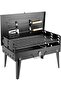 Folding Campfire Grill Portable and foldable, easy to carry, with grill fork + shovel