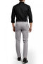 Men's Stone Stretch Fabric Seersucker Fabric Elastic Waist Drawstring S Slim Fit Casual Trousers 2600650 - 4