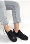Renji Black Knitwear Lace-Up Sports Shoes - 3