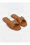Leather Look Women's Slippers