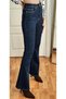 Flared Fit Women's L Stretch Fabric Denim Trousers Jean - 4