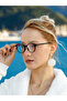 Black Cat Eye Blue Light Protection Transparent Women's Screen Glasses Uv400 Protection - 6