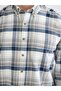 Regular Fit Plaid Men's Gabardine Shirt - 3