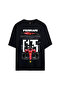 Ferrari Scuderia F1 Printed Oversize 100% Cotton Crew Neck T-Shirt