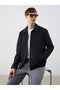 Lcw Vision Black Shirt Collar Men's Jacket