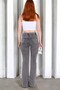 Selene Smoked High Waist Stretch Denim Fabric Flare Jeans - 2