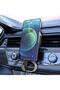 Aspen 3-in-1 Wireless Car Charger – 15W Fast Charge with Vent & Suction Mount - 5