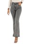 Abril Füme Flared Solmaz Women's Flexible High Waist Denim Trousers - 3