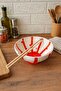 Handmade Noodle Bowl - Striped Design Patterned with Cutlery Included) - 2