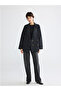 Artı-Store Double-Breasted Collar, Long-Sleeved Women's Blazer Jacket, Button Closure at the Front and with Flaps - 4