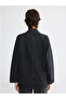Artı-Store Double-Breasted Collar, Long-Sleeved Women's Blazer Jacket, Button Closure at the Front and with Flaps - 6