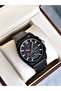 Functional Black Color Leather Cord Men's Wristwatch - 3