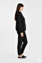 Ruffled Winter Women's Sweatpants with Elastic Cuffs, Baggy, Plus Size, with Pockets, Adjustable Waist - 3