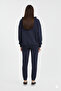 Ruffled Winter Women's Sweatpants with Elastic Cuffs, Baggy, Plus Size, with Pockets, Adjustable Waist - 5