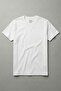 Cotton White Basic Crew Neck Short Sleeve Casual T-Shirt for Men - Women