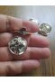 Metalized Wrinkled Button Gold Plated 2.5 cm 1 Pack 6 Pieces - 6