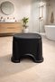 Non-Slip Extra Strong Luxury Multi-Purpose White Bathroom Stool - 2