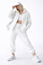 Women's Hooded Zipper Sweatshirt – Sand Ease - 4