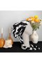 Black and White Zebra Cheesecloth Scarf Bonnet - Non-Slip Anti-Sweat (Non-Slip)