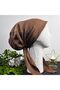 Acıkahve Tülbent Scarf Bonnet - Non-Slip, Anti-Sweat (Non-Slip)