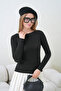 Women's Boat Neck Transparent Blouse - 2