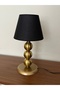 Noctra Triple Globe Antique Gold Metal Table Lampshade - 6