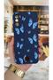 Reeder S19 Max Pro S Compatible Blue Butterfly Patterned Silicone Shock Absorbing Classic Protected Rubber Case - 2