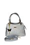 Stylish Imported Glittery Women's Hand and Shoulder Bag – with Gold Butterfly Accessory, Adjustable Strap - 8