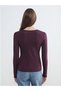 Artı-Store Women's T-Shirt with Cycling Collar, Made of Flexible Cotton Fabric. Uzu - 6