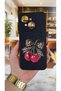 Tecno Spark Go1 Compatible Cherry Bow Leopard Patterned Silicone Shock-Absorbing Classic Protected Rubber Case - 2
