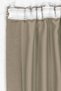 Sapphire Velvet Textured Beige Extra-Thick High Quality Single Panel Background Curtain - 5