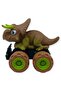 Frictional Dinosaur Cars 12 cm - H-20 - Triceraptors - Brown (Lisinya) Lsntkn-Rs4937 - 2