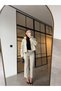 Polka Dot Piece Mock Neck Jacket and Pants Set