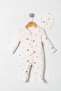 Baby Printed Jumpsuit with Hat Newborn %Cotton Hospital-Issued Sleeping Bag with Snap Fasteners Basic 16 - 2