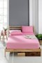 Pink Fitted Sheet Set of Pillow Pieces Akfil Fabric Anti-Sweat Oeko-Tex Certified Non-Slip Bed Sheet - 5