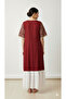 All Over Embroidered Traditional Short Dress Ramadan Edition - 3