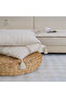 Linen Pet-Friendly Sofa Pad/Seat Mattress, Washable Size Options, Includes Throw Pillow Gift - 6