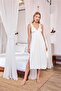 Lace and Low-Cut Slit Nightgown - Ssssss7878-1750 - 5