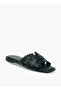 Women Laser Cut Flat Sandals - 2