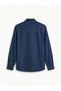 Artı-Store Men's Long-Sleeved Jean Shirt, Made of Cotton Denim Fabric. Önd - 2