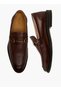 Men Textured Leather Loafers