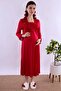 Cotton Maternity Nightgown with Breastfeeding Feature Effortt - Cherry - 3