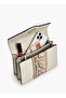 Printed Satchel Bag with Grab Handle - 7